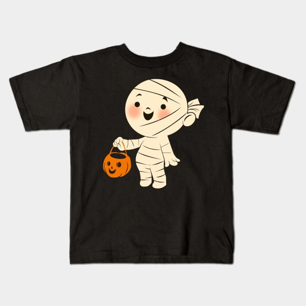 Candy Mummy Candy Kids T-Shirt by richhwalsh